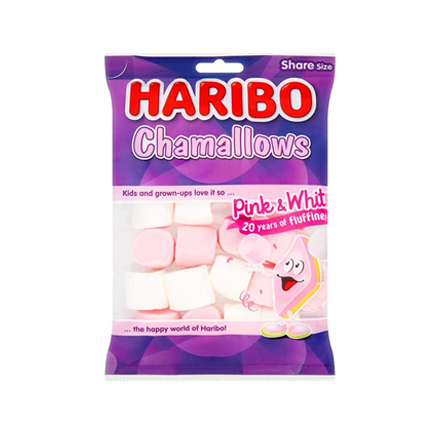 Haribo Marshmallow Chamallows Pink And White 